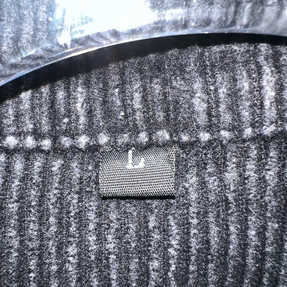 Black Corduroy Jacket Relaxed Fit Size Large - Picture 9 of 9